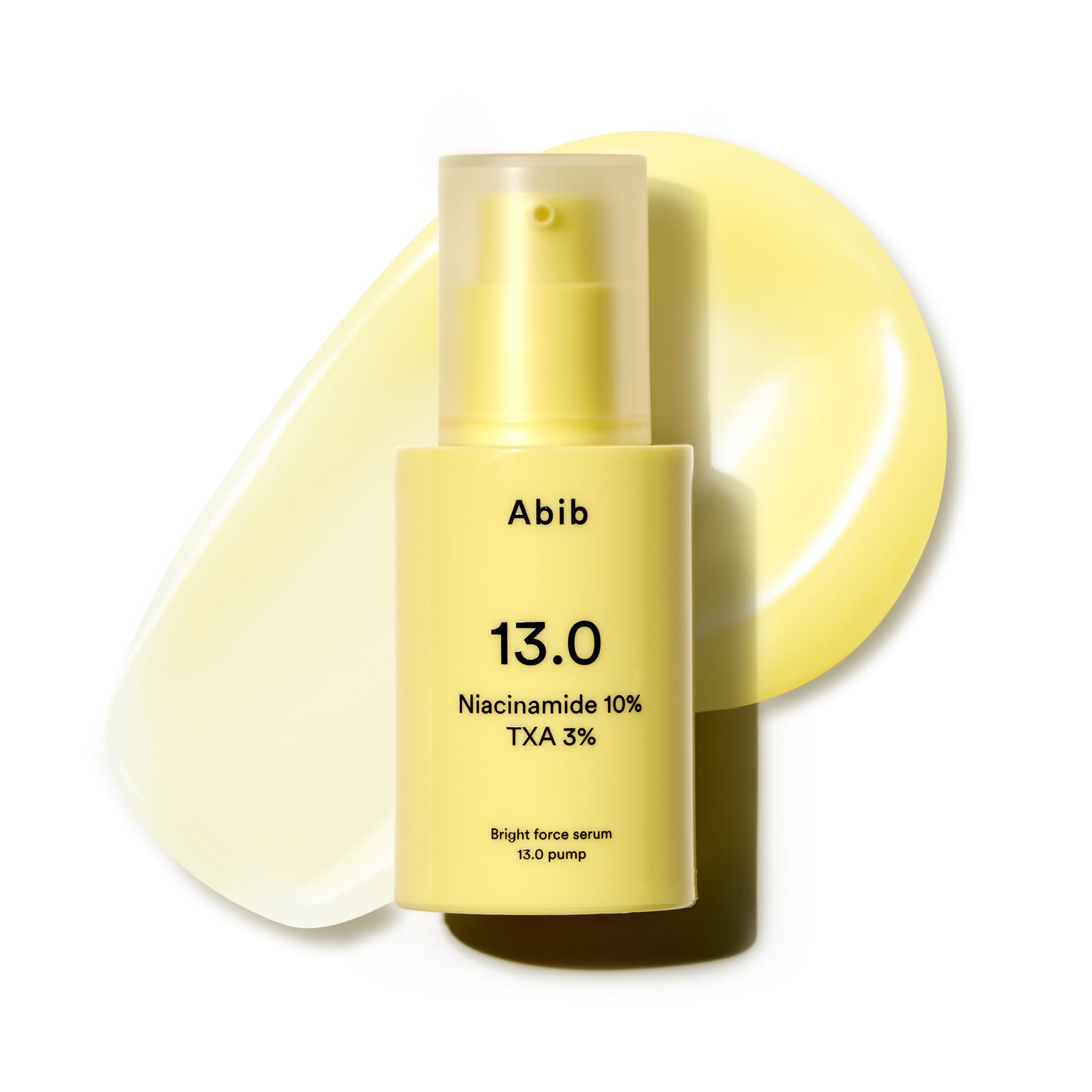 Abib Bright Force Serum 13.0 Pump, 10% Niacinamide + 3% TXA, 1.01 fl.oz, Brightening Serum for