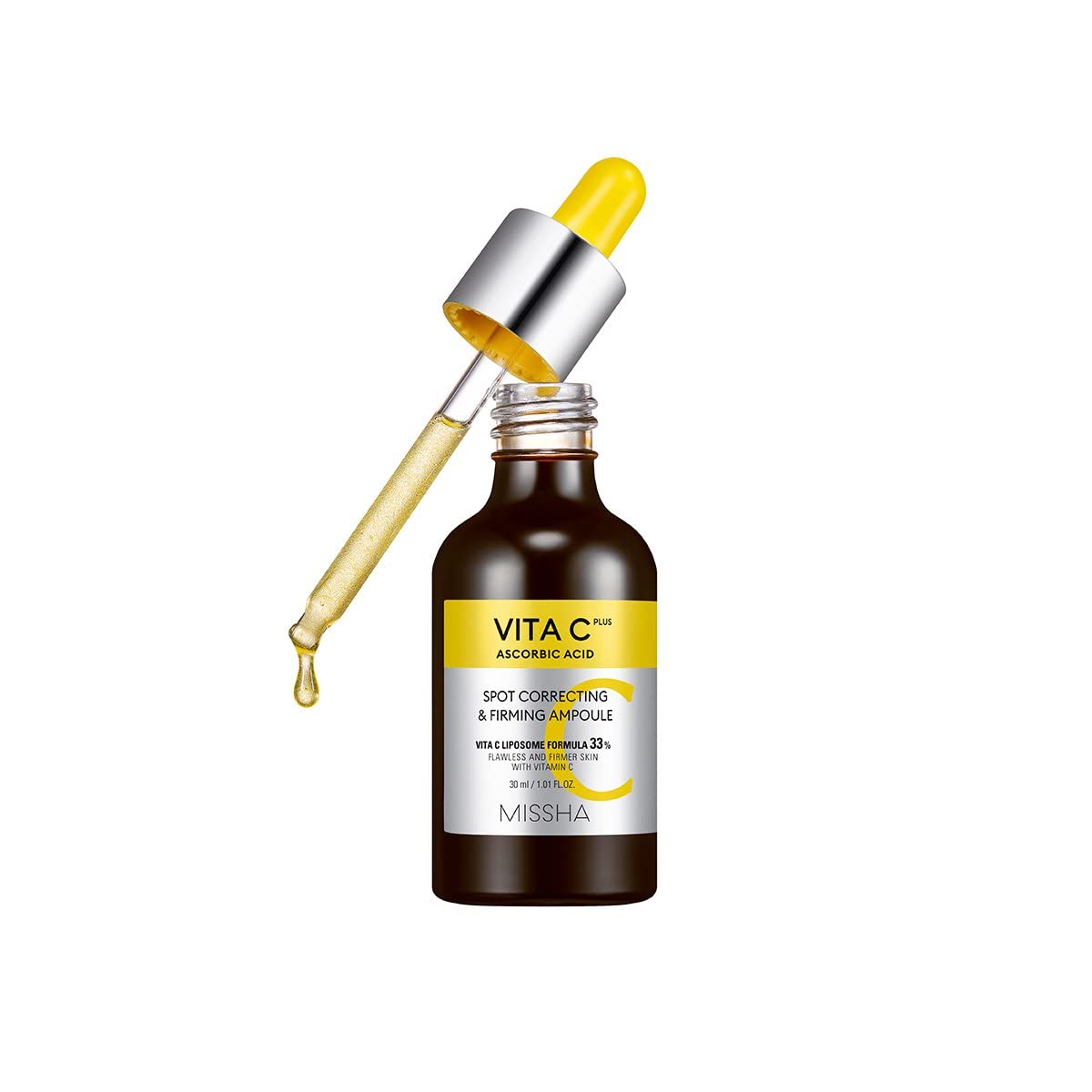 MISSHA Vita C Plus Ampoule Vitamin C Serum Korean Skin Care 1.01 oz
