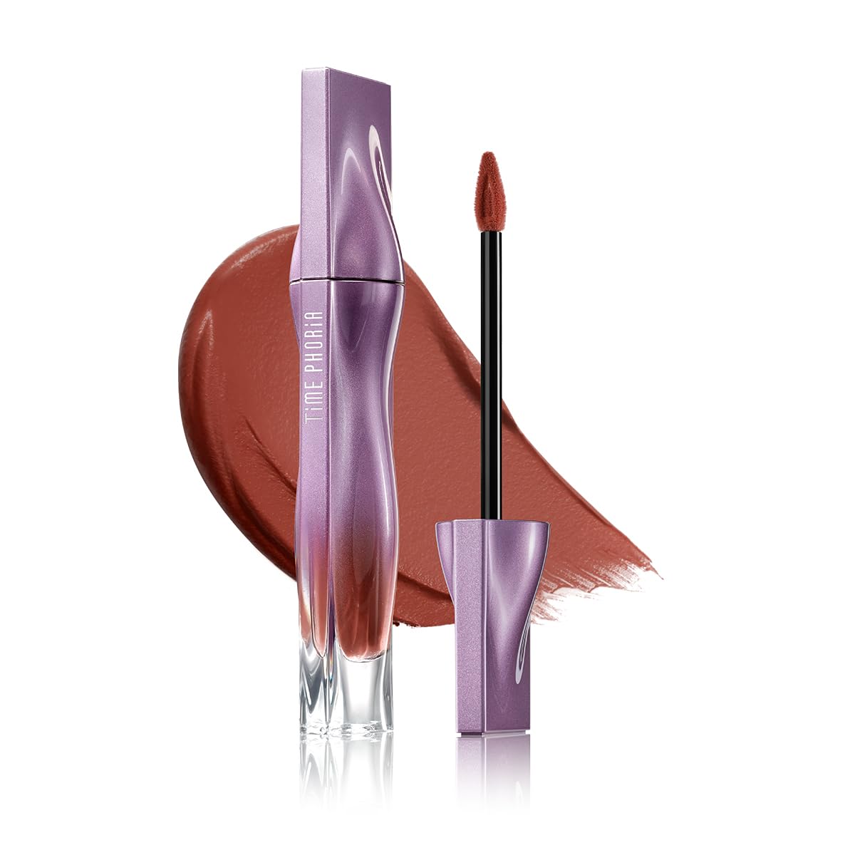 NEBULA VELVET LIP CREAM-Long Lasting Lip Stain, Waterproof and Transfer Proof Lip Tint, Matte Finish Lipstick, Smooth Out Lip Lines, Lightweight Lip Cream, High Coverage (08 EQUINOX)