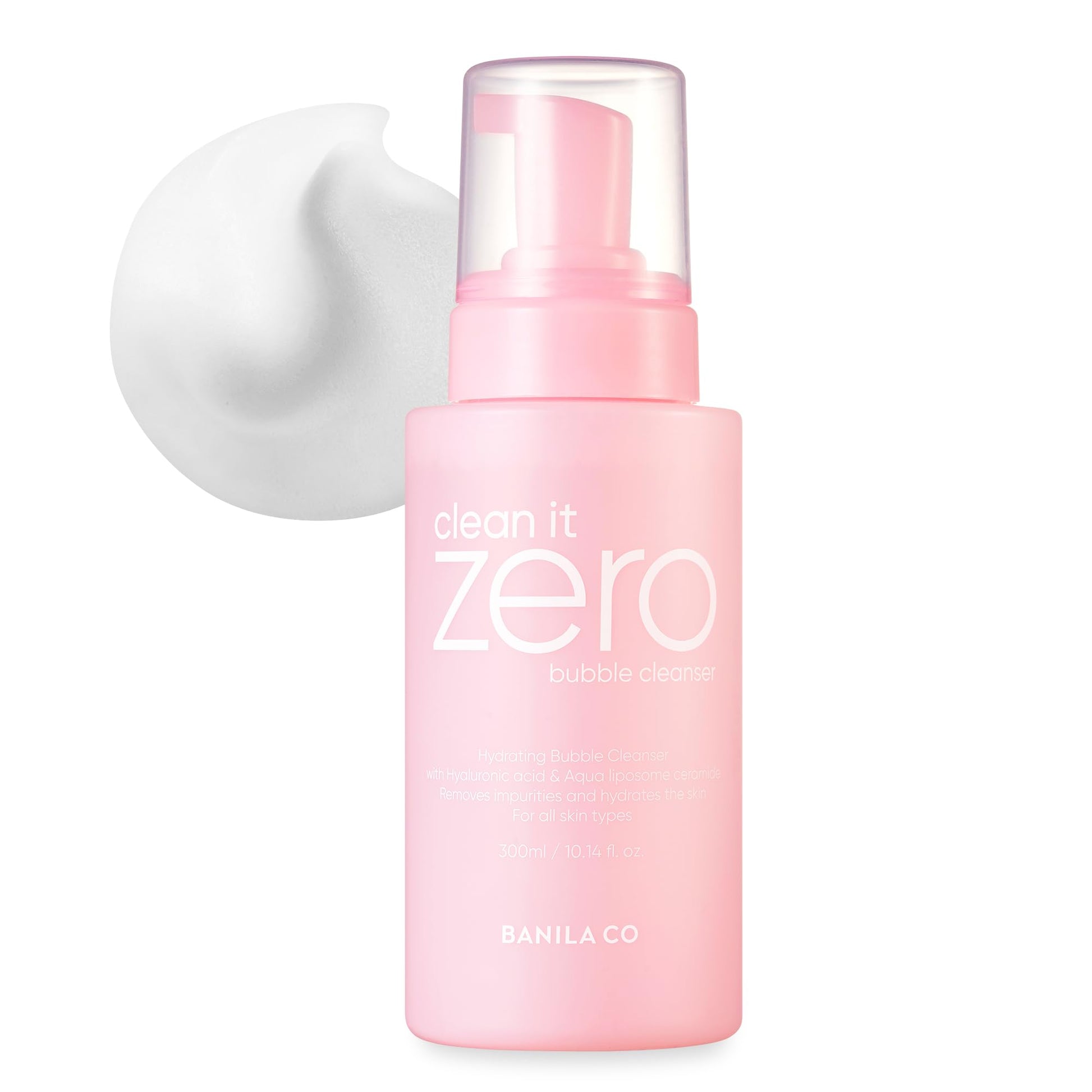 BANILA CO Clean It Zero Amino Bubble Cleanser - pH-Balanced (10.14 fl oz)