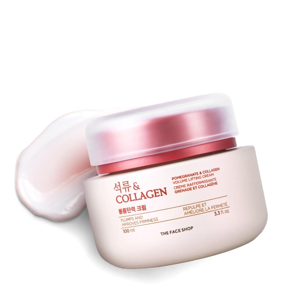 The Face Shop Pomegranate & Collagen Volume Lifting Eye Cream | Deep Revitalizing Cream for