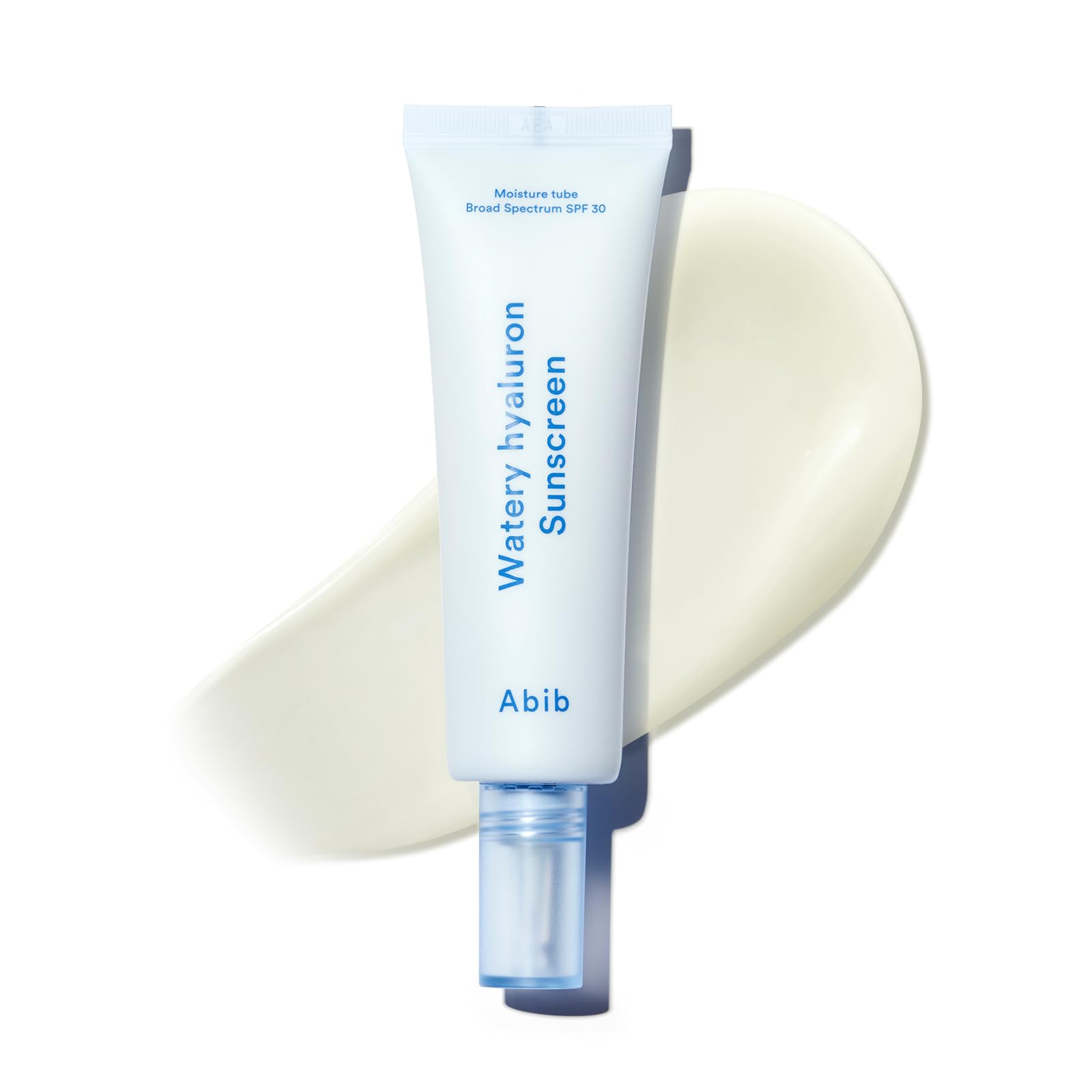 Abib Watery Hyaluron Sunscreen Moisture Tube Broad Spectrum SPF 30, 1.69 fl oz(50ml), Korean
