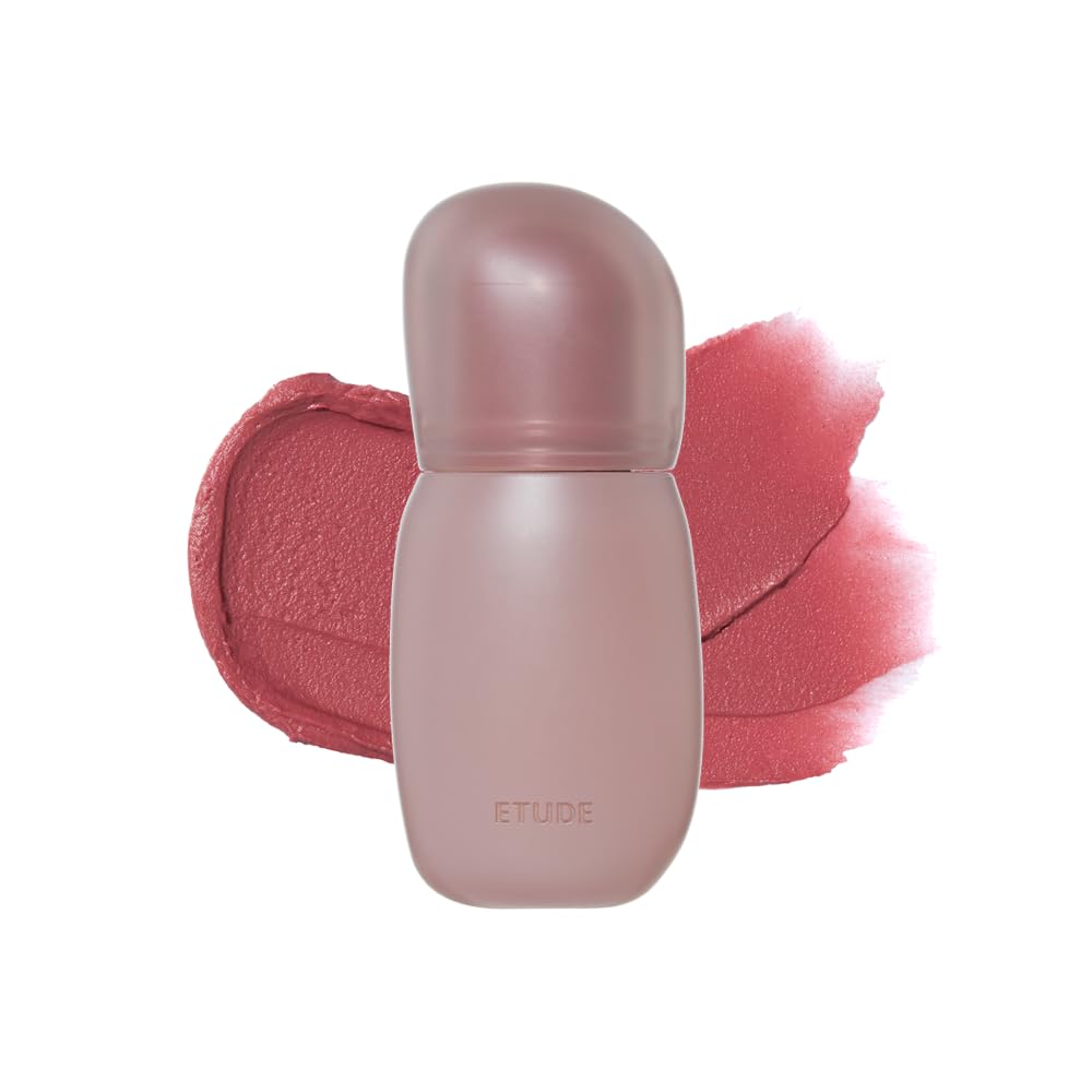 ETUDE Soft Fixing Lip Tint – Blurring Matte Finish, Lightweight Creamy Texture, Transfer-Proof