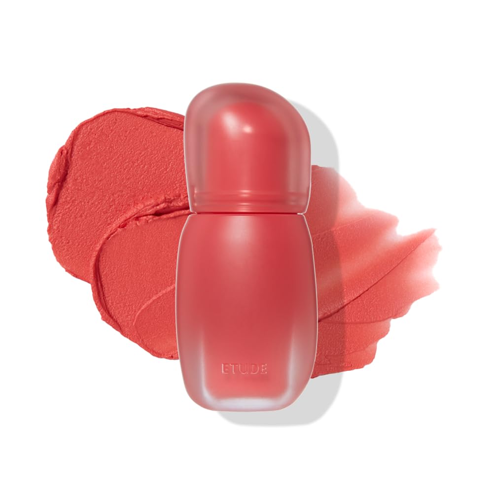 ETUDE Soft Fixing Lip Tint (Date Me?) – Blurring Matte Finish, Lightweight Creamy Texture