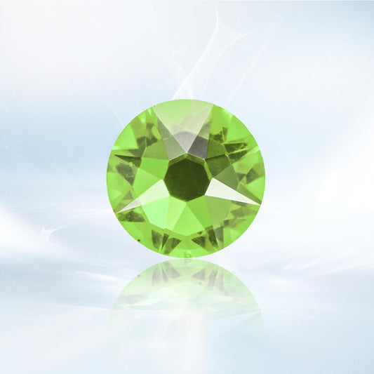 Novani Light Green Rhinestones 1440pcs Flat Back Round Rhinestone Style 2088 Sparkly Crystal
