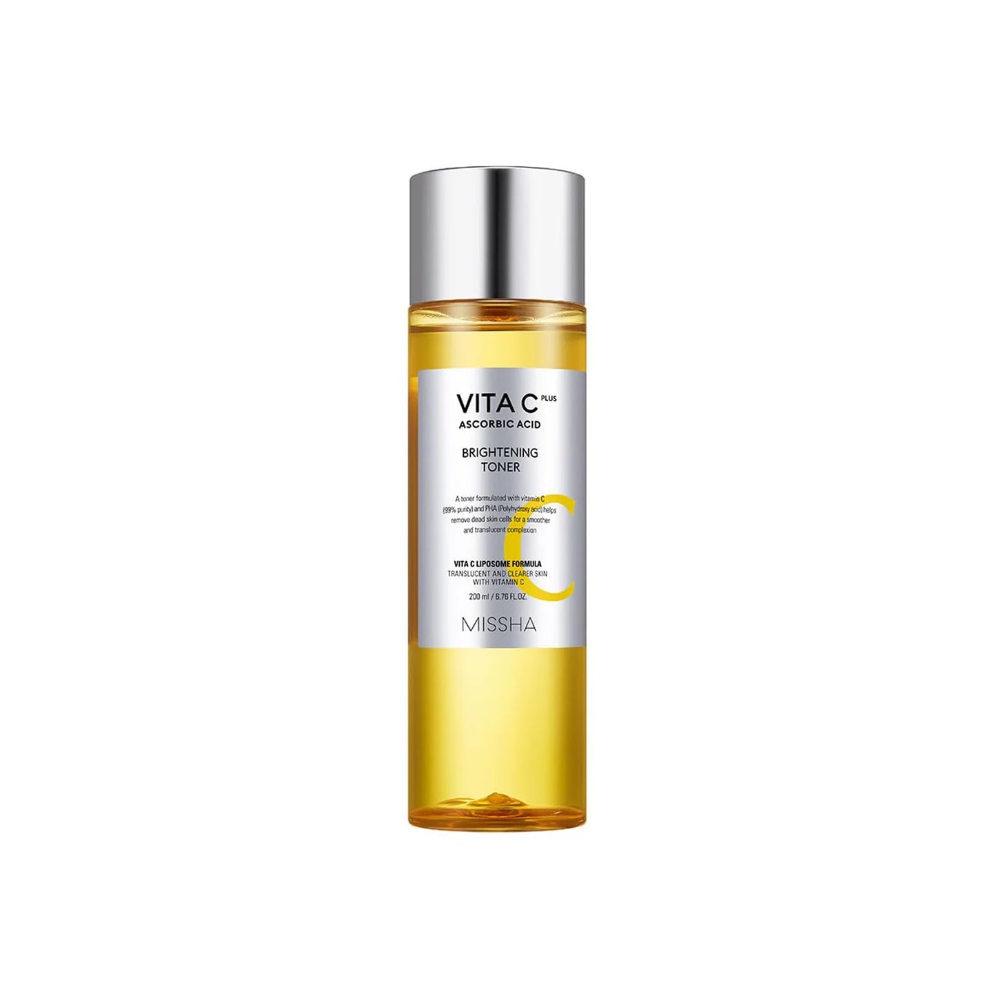 MISSHA Vita C Plus Brightening Toner Korean Skin Care 6.76 oz