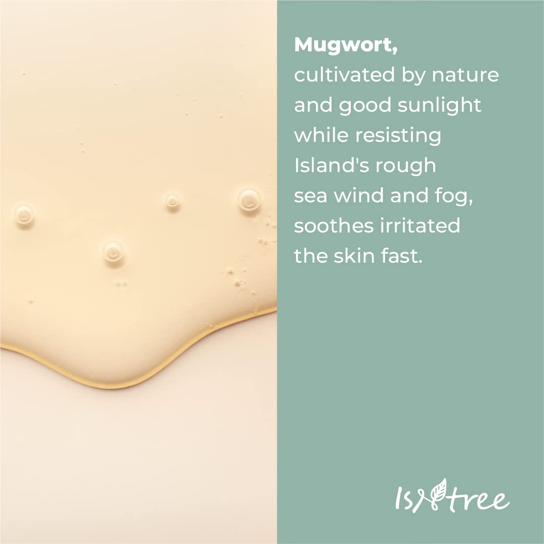 ISNTREE Mugwort calming Ampoule 50ml 1.69 fl.oz | Soothes sensitive skin | Replenishes moisture