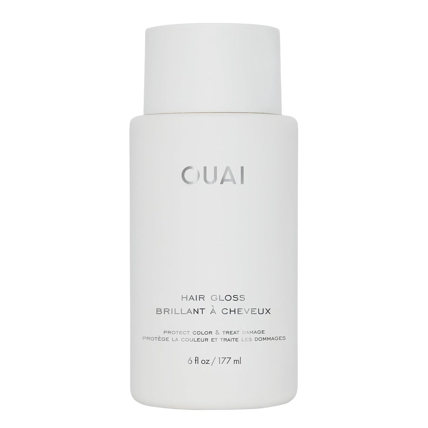 OUAI Hair Gloss - In-Shower Shiny Hair Treatment & Glaze with Frizz Control - Heat Protectant Infused with Hyaluronic Acid, Rice Water & Panthenol - Paraben, Phthalate & Sulfate Free (6 Oz)