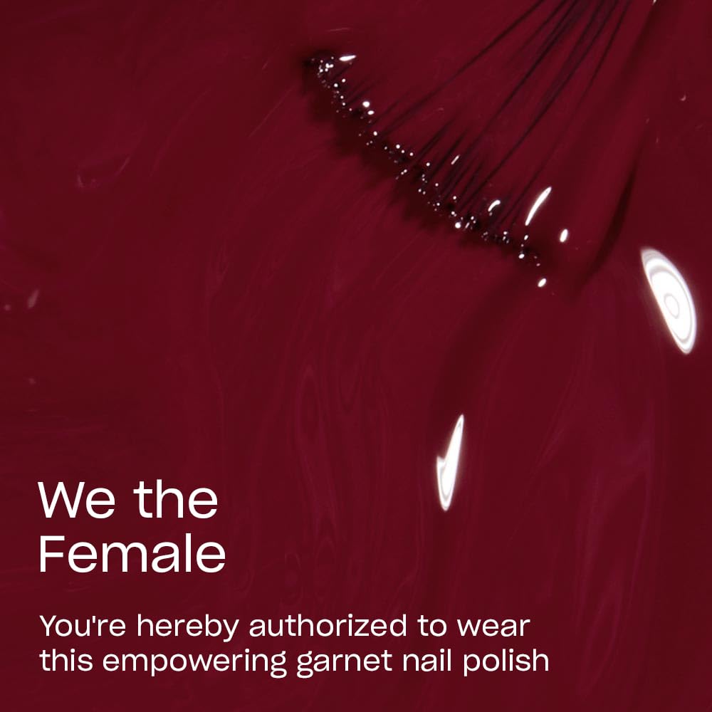 OPI Nail Lacquer We the Female | Opaque Dark Red