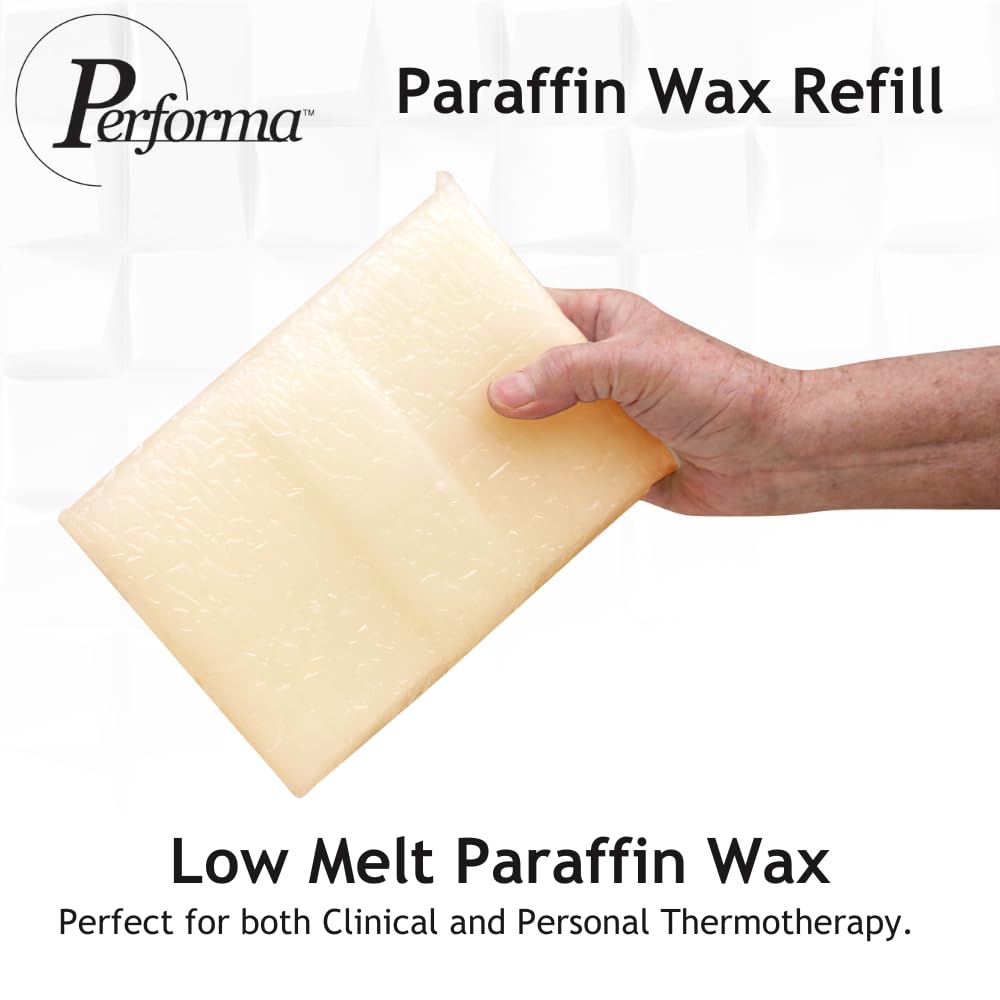 Performa Paraffin Wax Refill, 1 Pound Citrus Scented Blocks, Case of 6, Paraffin Bath Wax, Medical Grade Parraffin Wax for Paraffin Bath, Wax Refill for Wax Bath, Good for Hands & Feet