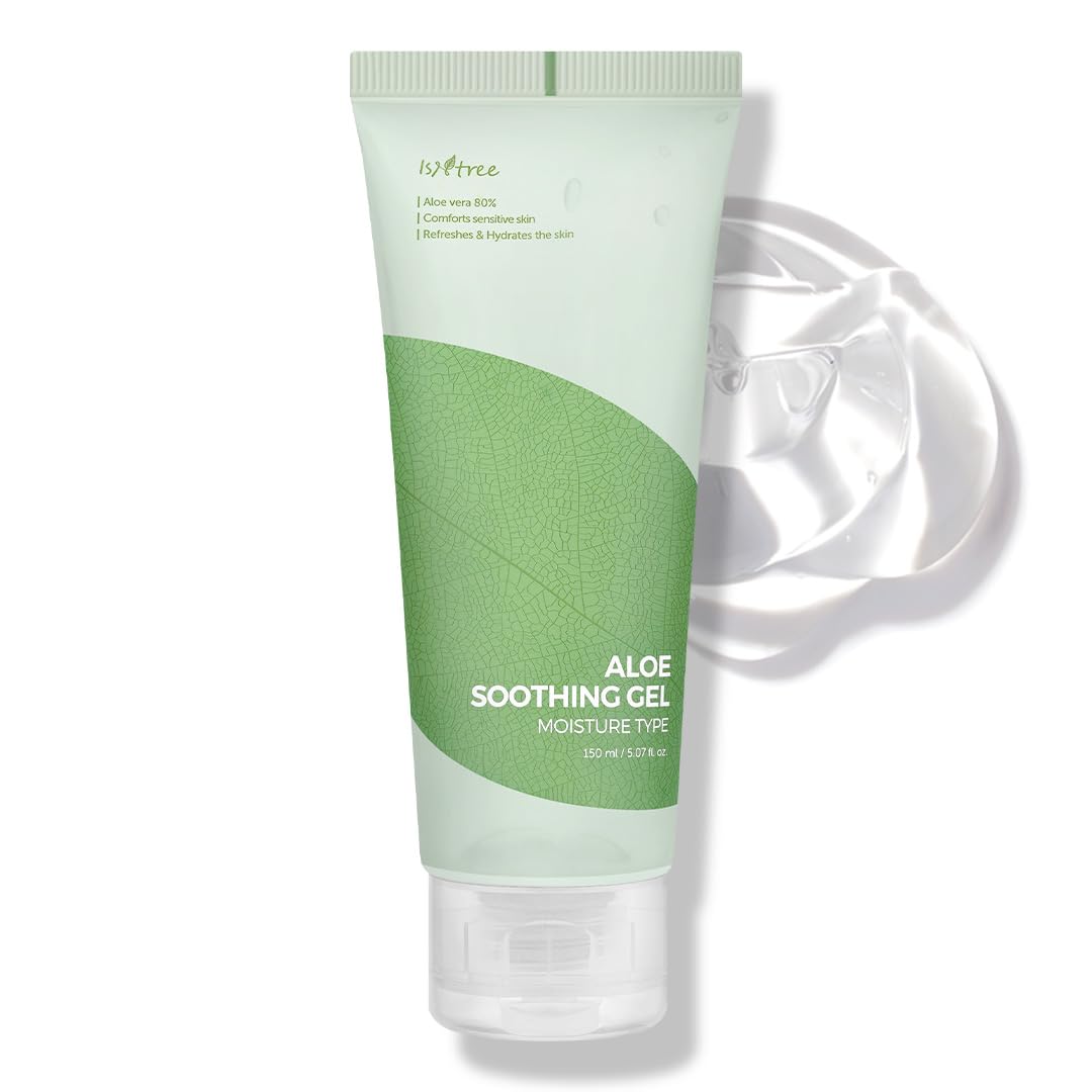 IsNtree Aloe Soothing Gel, Moisture 150ml, 5.07 fl.oz | Aloe vera 80% | Comforts sensitive skin |