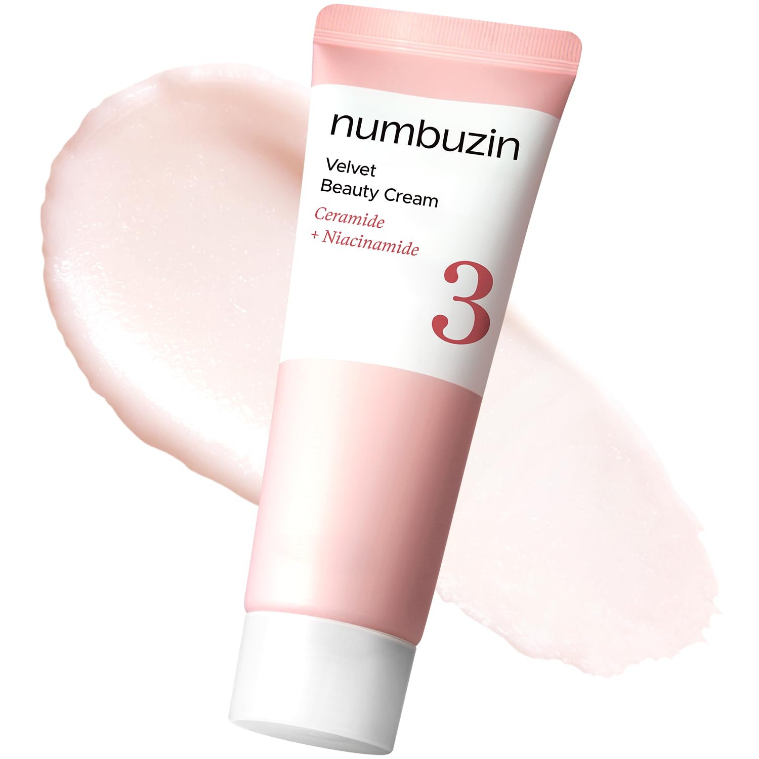 numbuzin No.3 Cream | Velvet Beauty Cream | Hydration, Textured Skin, Poreless, Smooth Skin, Makeup