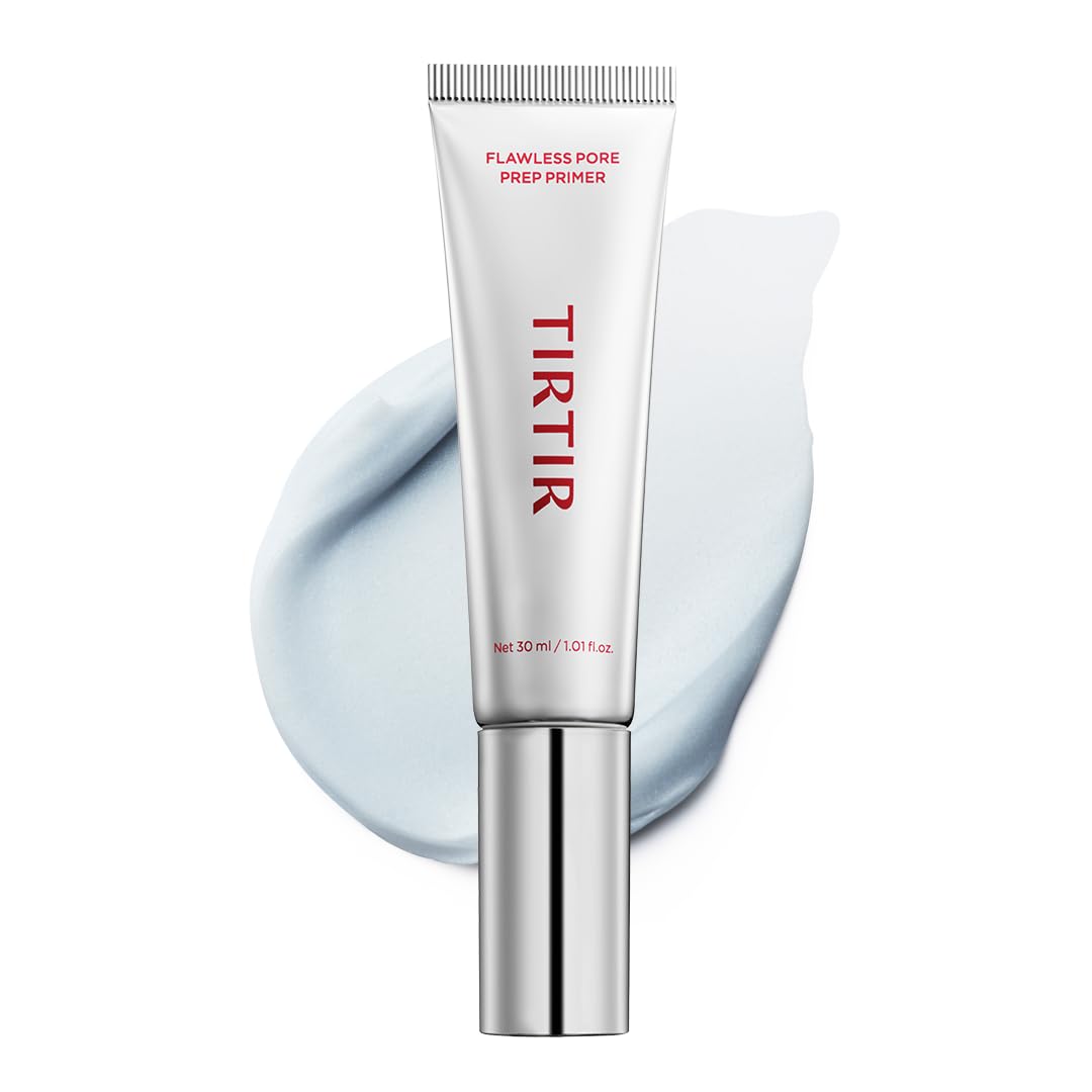 TIRTIR Flawless Pore Prep Primer | Pore Blurring Cooling K-Beauty Primer, Skincare-Infused, Smooth