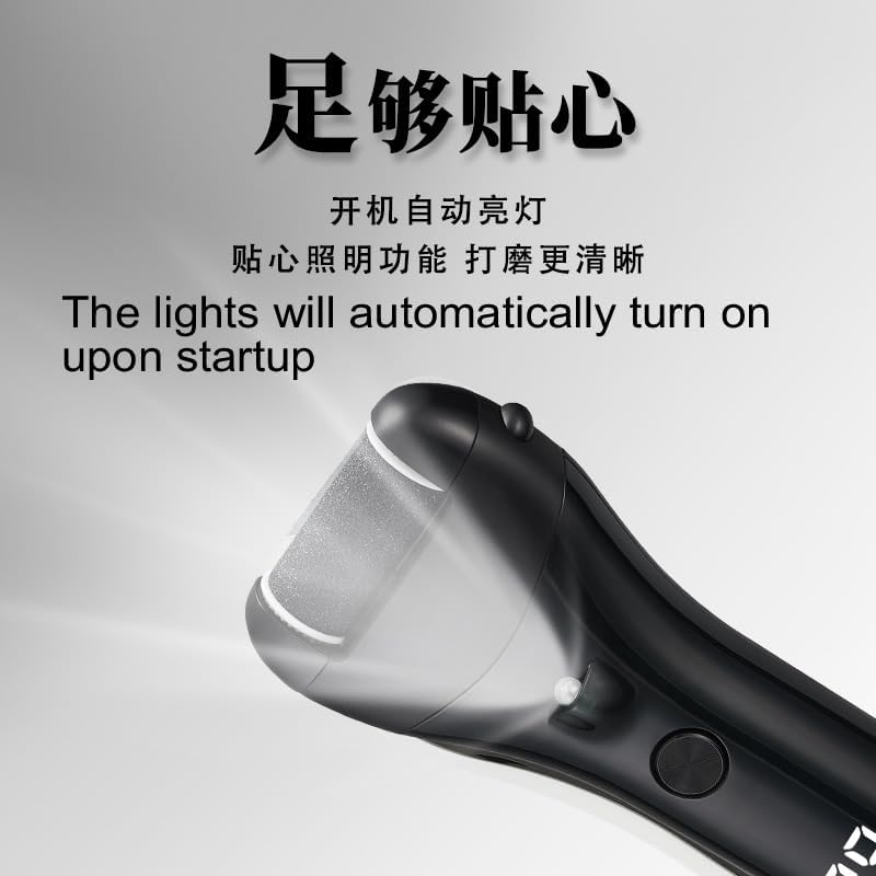 Electric Waterproof Callus Remover for Feet,3 Speed, Powerful Sander Grinder Pedicure Hard Dead Skin Remover. Rechargeable Portable Electronic Foot File Pedicure Kits.3 Rollers