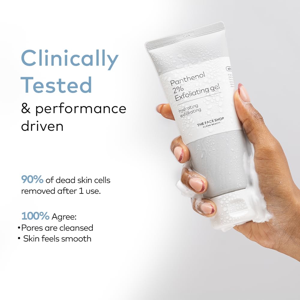 The Face Shop Alltimate Facial Exfoliator - Peeling Gel with Panthenol & AHA/BHA, Gentle Formula