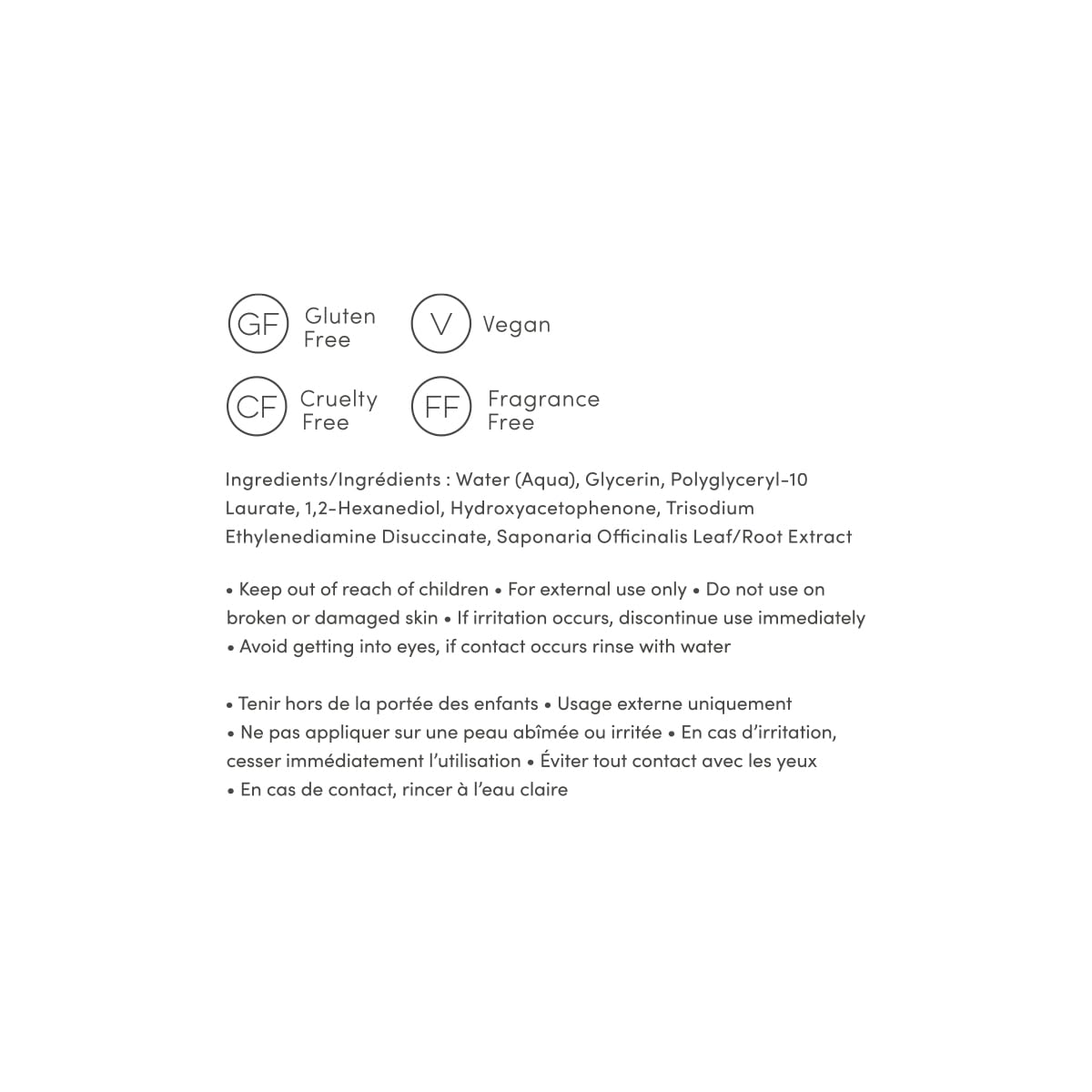 Micellar Water - Two-in-One Gentle Cleanser and Makeup Remover - Removes Dirt and Oil for a Fresh, Clean Complexion - Vegan, Cruelty Free, Synthetic Fragrance Free, 13.52 FL OZ