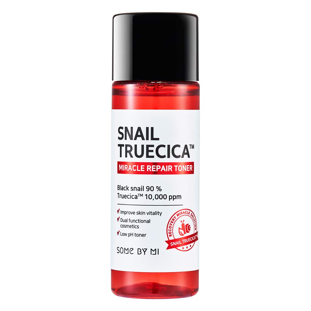 SOME BY MI Snail Truecica Miracle Repair Starter Kit/Toner 1.01Oz, Serum 0.33Oz, Gel Cleanser