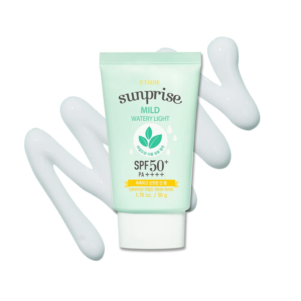 ETUDE Sunprise Mild Weightless Watery Light Texture SPF50+/PA+++ 1.7 fl. Oz (50ml) (21AD) | Light
