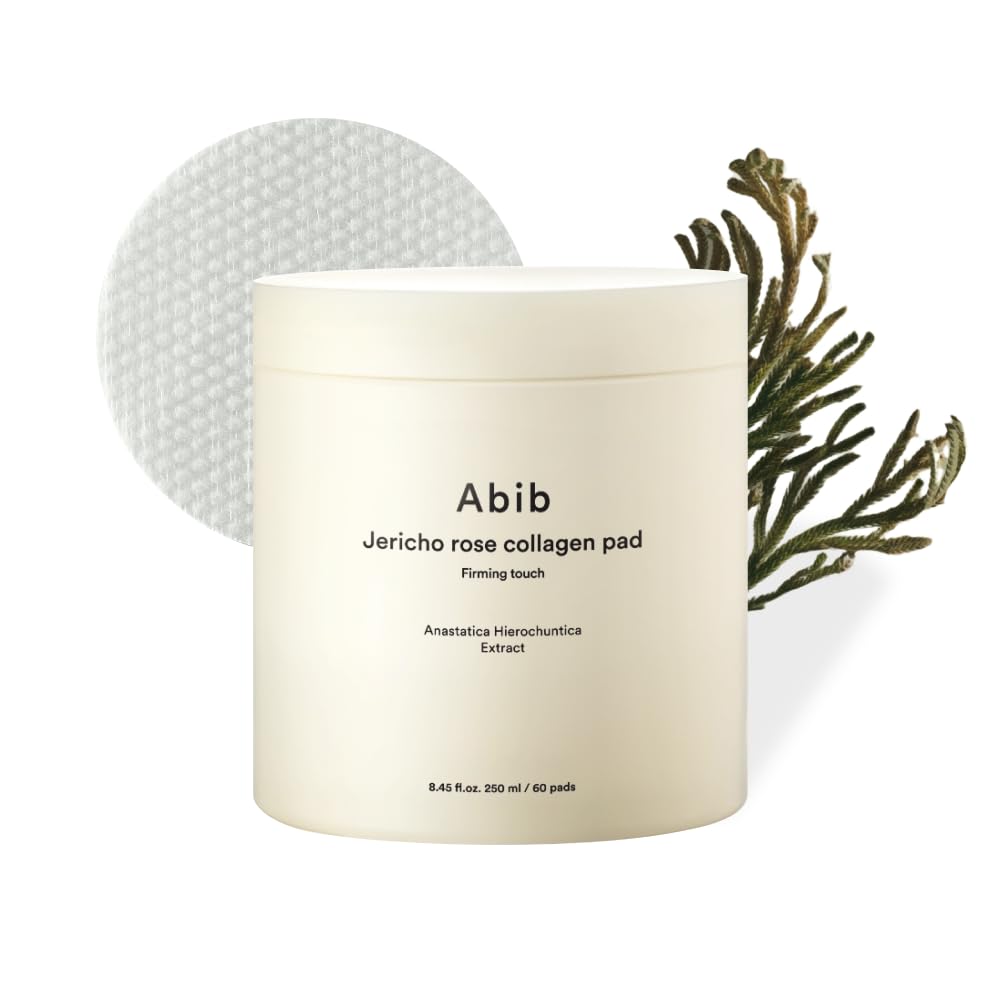 Abib Jericho Rose Non-animal Collagen Pad Firming Touch 60pads 8.45 fl.oz. | Korean Anti-aging