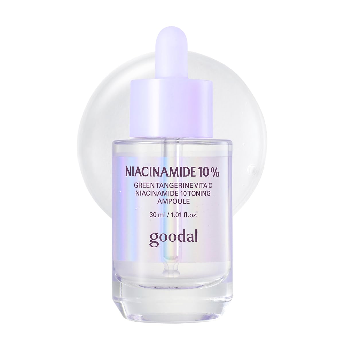 GOODAL Green Tangerine Vita C Niacinamide 10 Toning Ampoule - Facial Serum for Natural Glow, Daily