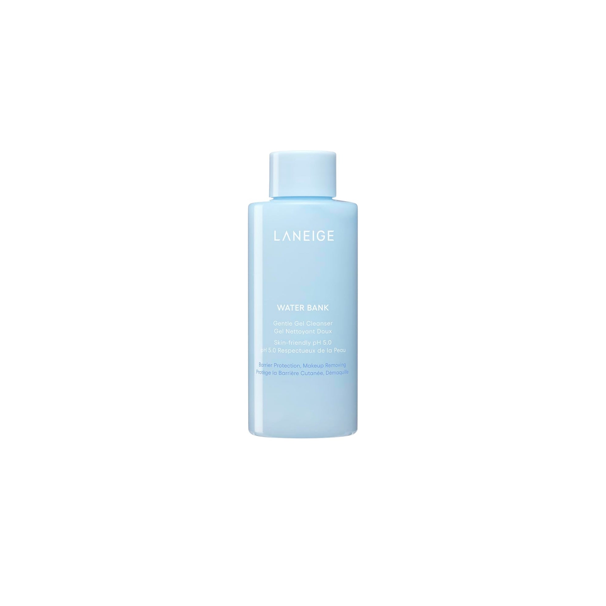 LANEIGE Water Bank Gentle Gel Facial Cleanser: Hydrating, Non-Stripping, pH-Balanced