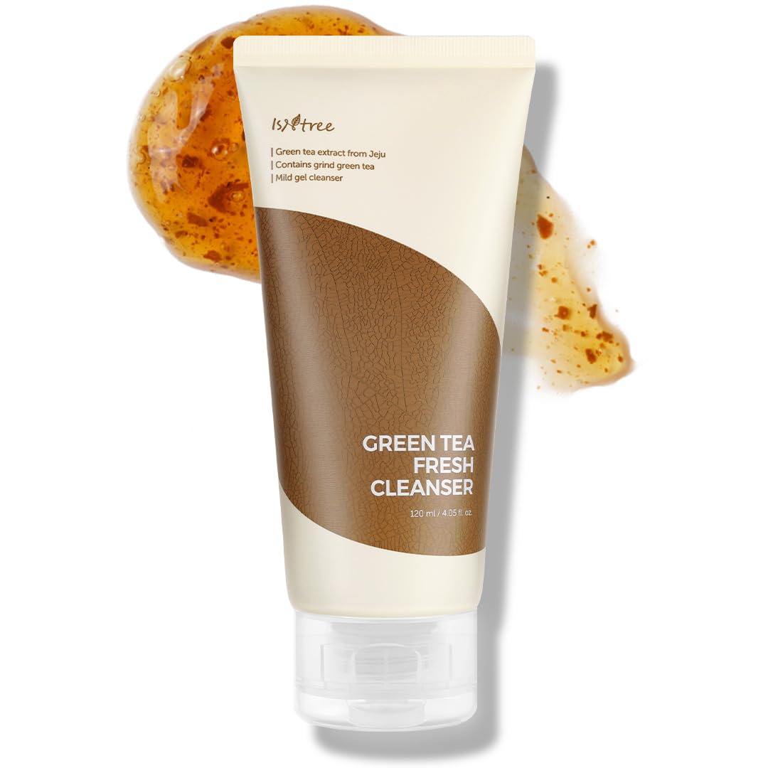 IsNtree Green Tea Fresh Cleanser 120ml 4.05 fl.oz | Green tea extract from Jeju | Contains grind