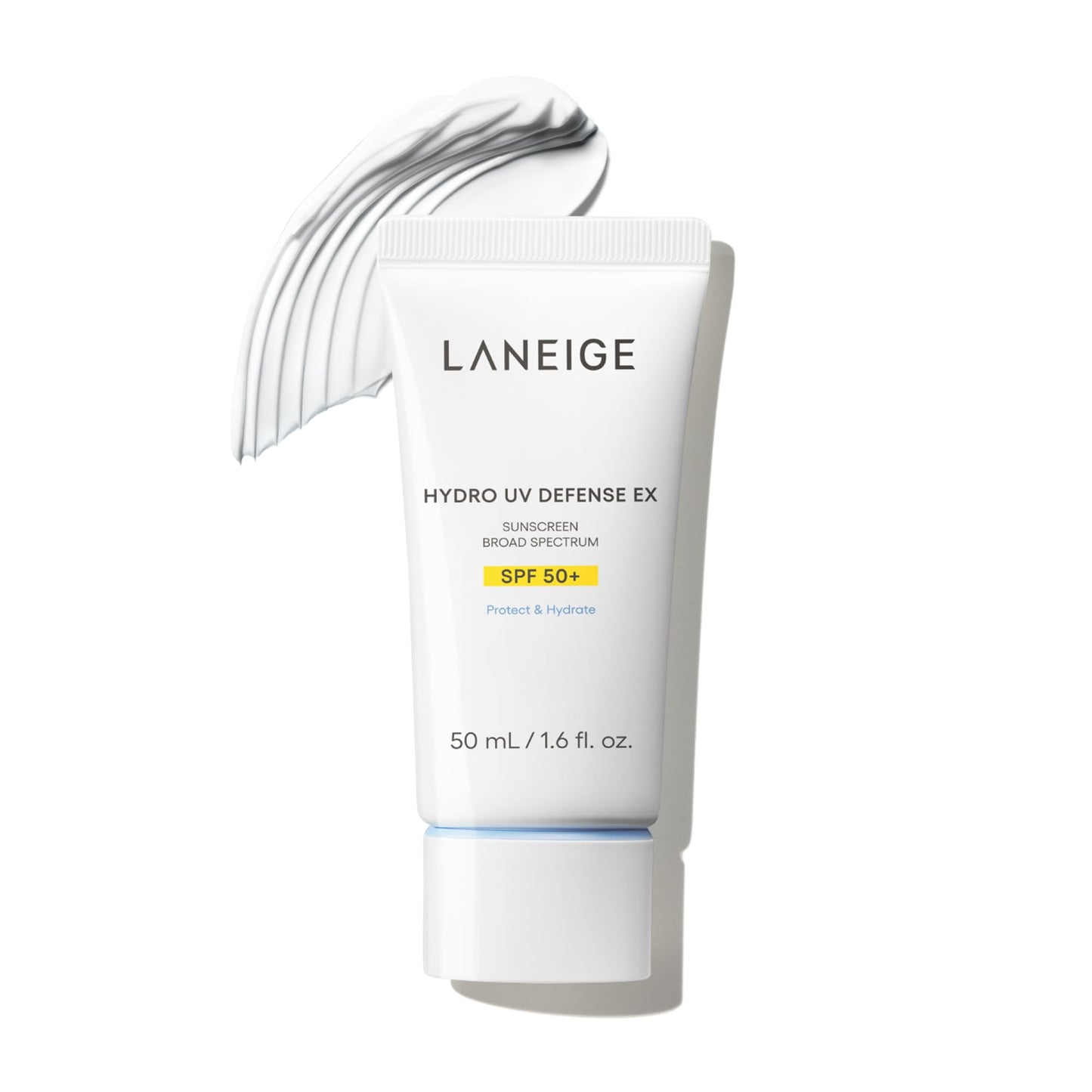 LANEIGE Hydro UV Defense Sunscreen SPF 50+ Hypoallergenic & Dermatologist-Tested Korean Broad