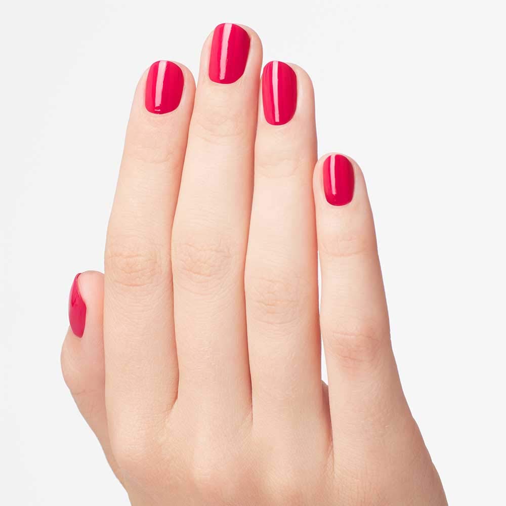 OPI Nail Lacquer Koala Bear-y | Opaque Bright Pink Crème Chip Resistant Nail Polish | Vegan, Fast