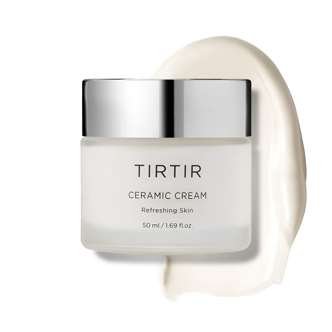 TIRTIR Natural Ceramide Cream | Deep moisturizer for Glass Skin, Polyglutamic acid, Centella