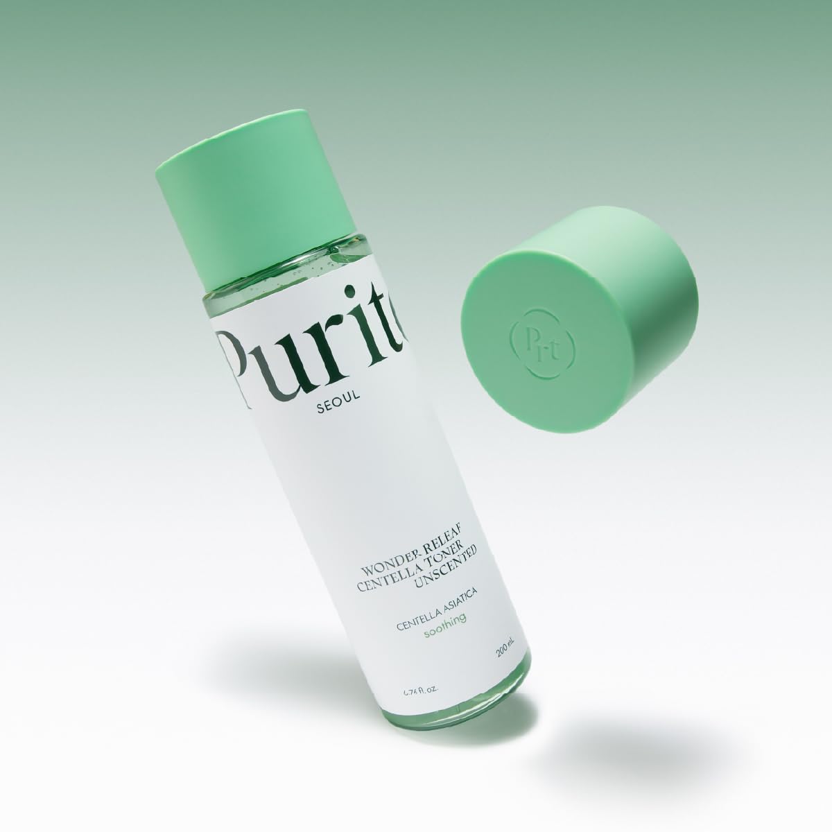 PURITO Centella Unscented Toner, 200ml 6.76 fl.oz, Korean Centella, for Sensitive Skin, Soothing