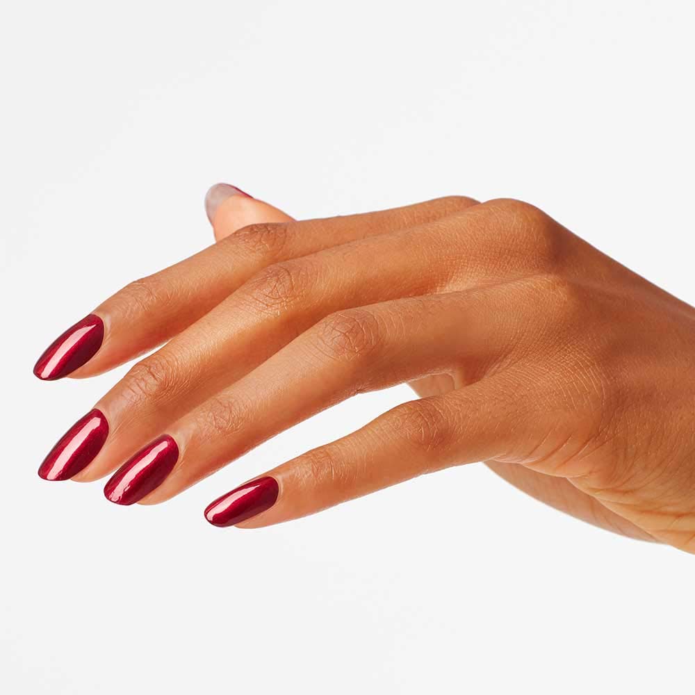 OPI Nail Lacquer I'm Not Really a Waitress | Opaque Dark Red Pearl Polish