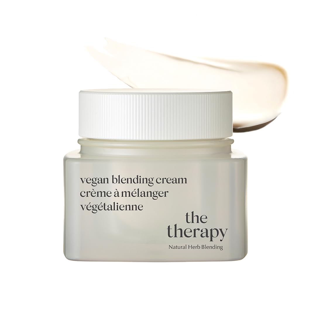 The Face Shop The Therapy Vegan Blending Cream Face Moisturizer - Soothing, Anti-Aging