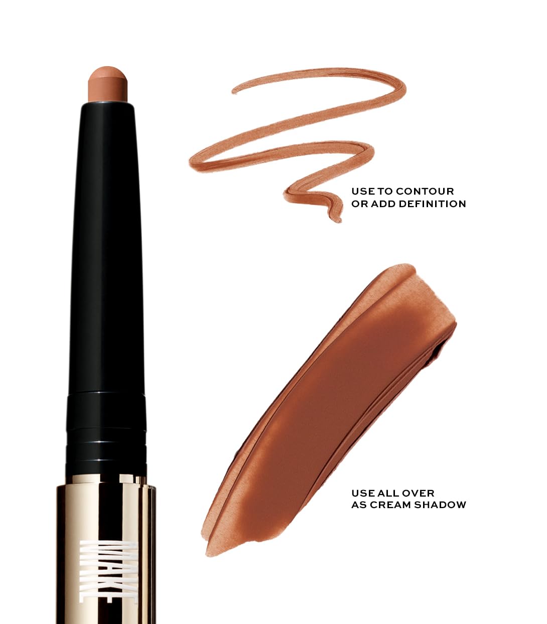 MAKE Beauty Eye Shaping Stylo - Cream Eyeshadow Stick. 4-in-1 Shape, Define, Contour, and Shade Eye Shadow for Versatile Makeup Looks. Long-Lasting Creamy Formula. Shade - Sonar