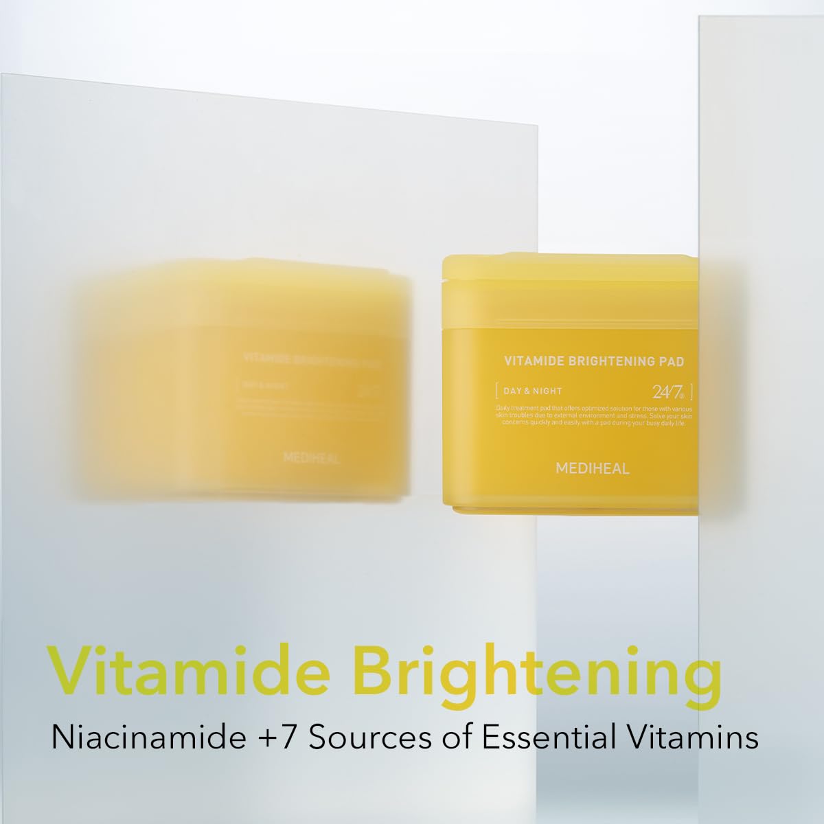 (Only Refill) MEDIHEAL Vitamide Brightening Toner Pads (100 Count)
