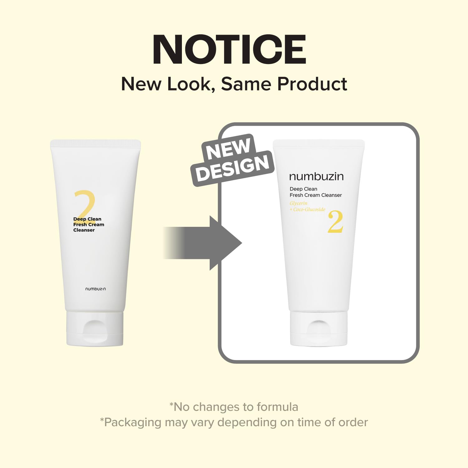 numbuzin No.2 Cleansing Foam | Deep Clean Fresh Cream Cleanser | Foam Cleanser, Gentle Exfoliation