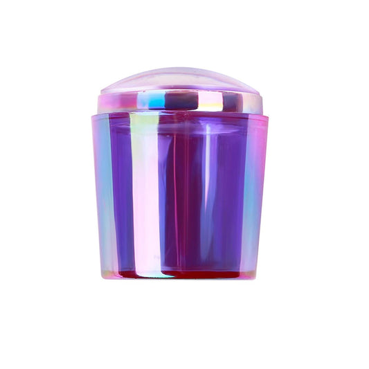 Nail Art Stamper Clear Silicone Nails Stamping Jelly with Scraper Transparent Visible Body DIY