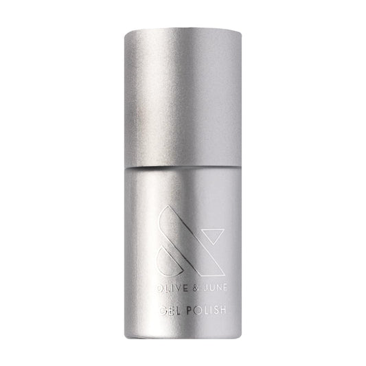 Olive & June Gel Polish | UV LED Nail Lamp Needed | Long Lasting Formula | Up to 21 Days of Wear | Damage-Free Removal | Salon-Quality Manicure at Home| Cosmic Silver | Silver Metallic