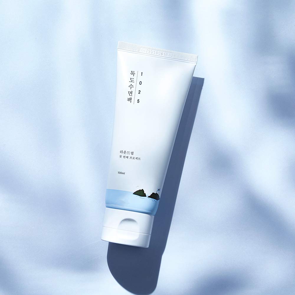 ROUND LAB 1025 Dokdo Sleeping Pack (Unscented) | All-In-One Facial Night Cream developed for