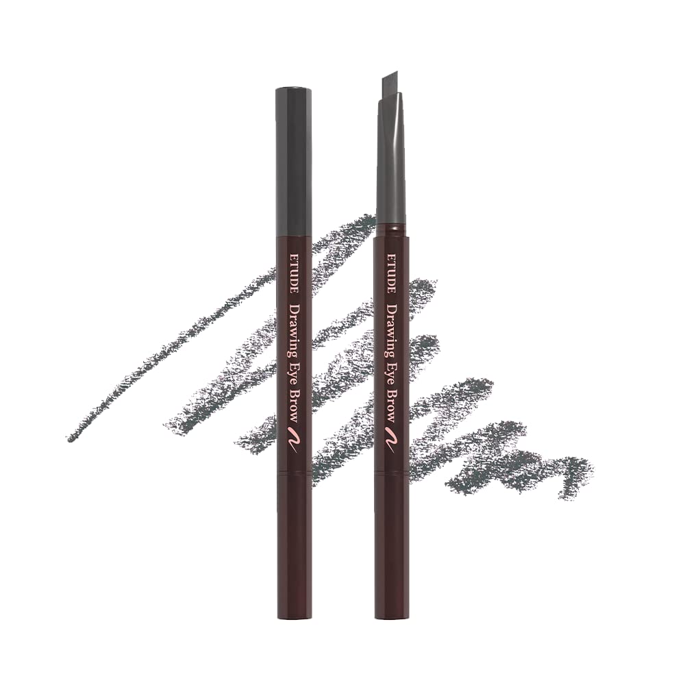 ETUDE Drawing Eye Brow, Eyebrow Pencil, Microblading, Long Lasting, Soft Textured Natural Daily