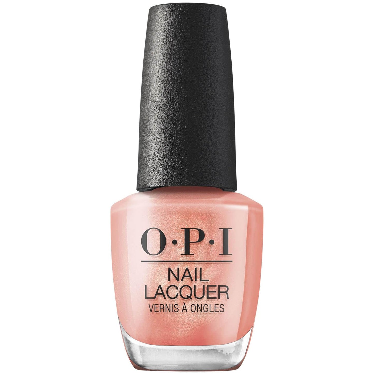 OPI Nail Lacquer Data Peach | Sheer Bright Orange Pearl Nail Polish