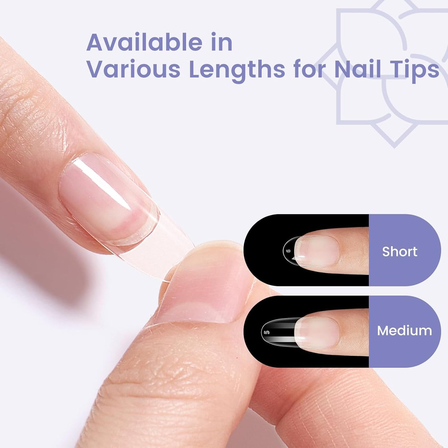 Short Oval Round Nail Tips, 240PCS Soft Gel Pre-shaped Half Matte Short Round Gel Nail Tips, 12 Sizes Full Cover Acrylic Press on Fake Nails for Nail Extension Art DIY Nail Salon