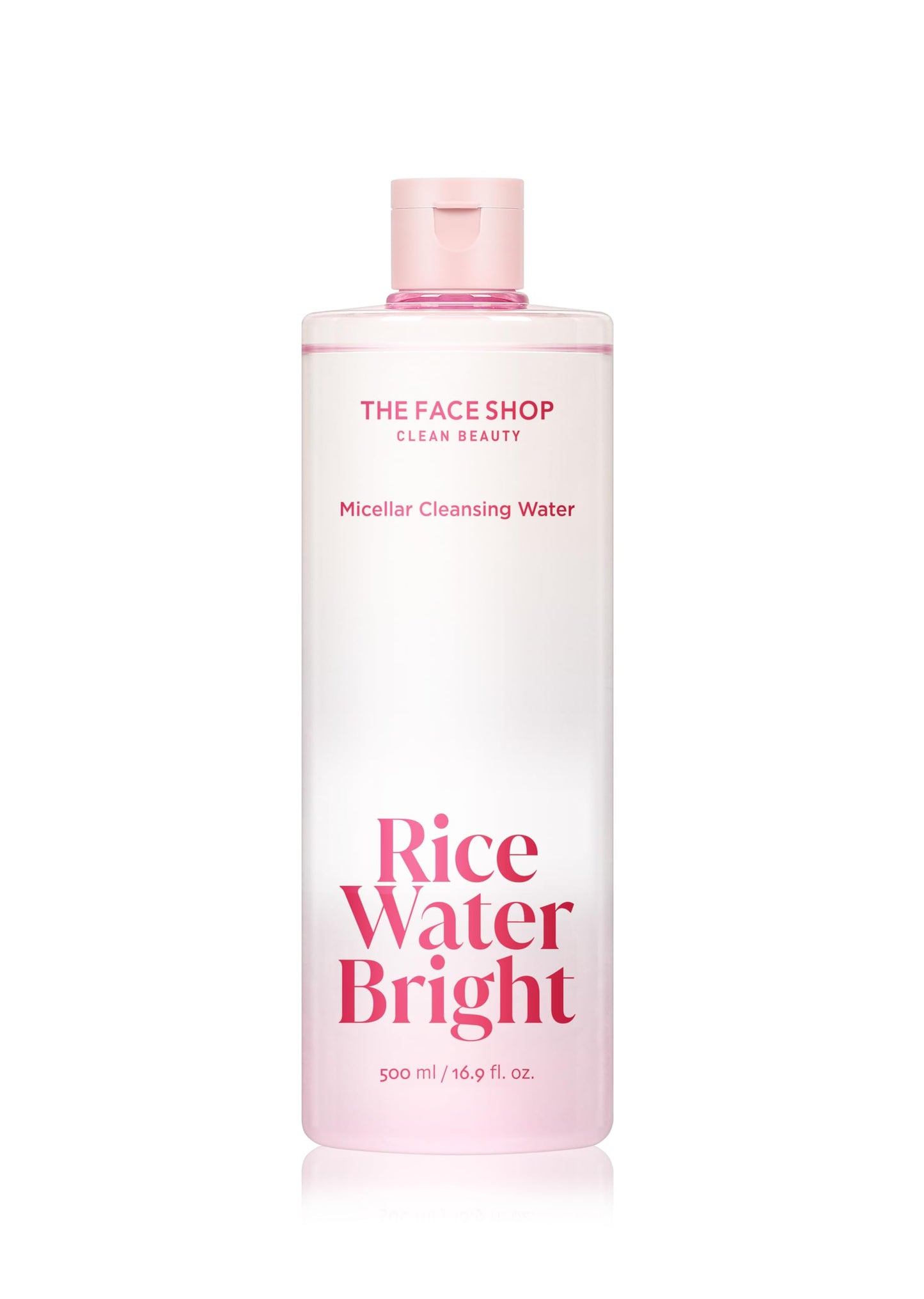 The Face Shop Rice Water Bright Micellar Water, Hydrating Face Cleanser and Makeup Remover, with
