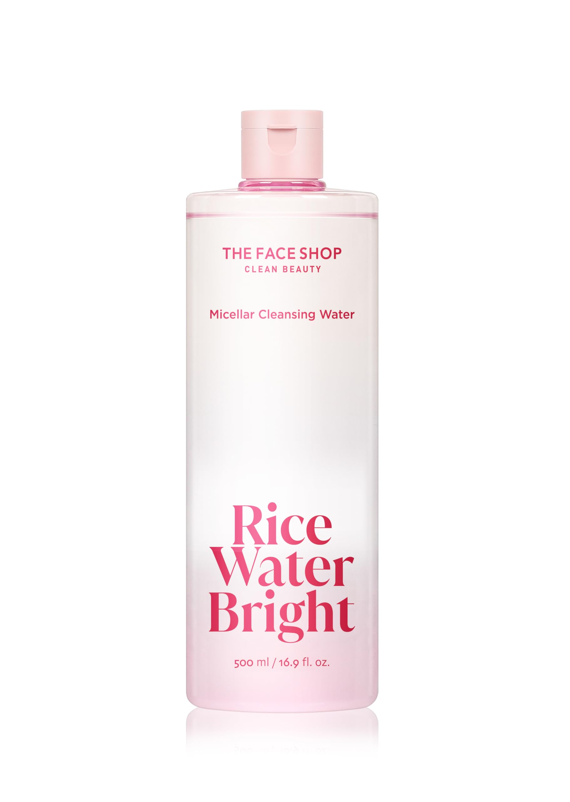The Face Shop Rice Water Bright Micellar Water, Hydrating Face Cleanser and Makeup Remover, with