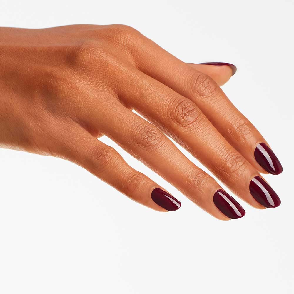 OPI Nail Lacquer In The Cable Car-Pool Lane | Opaque Dark Purple Crème Chip Resistant Nail Polish |