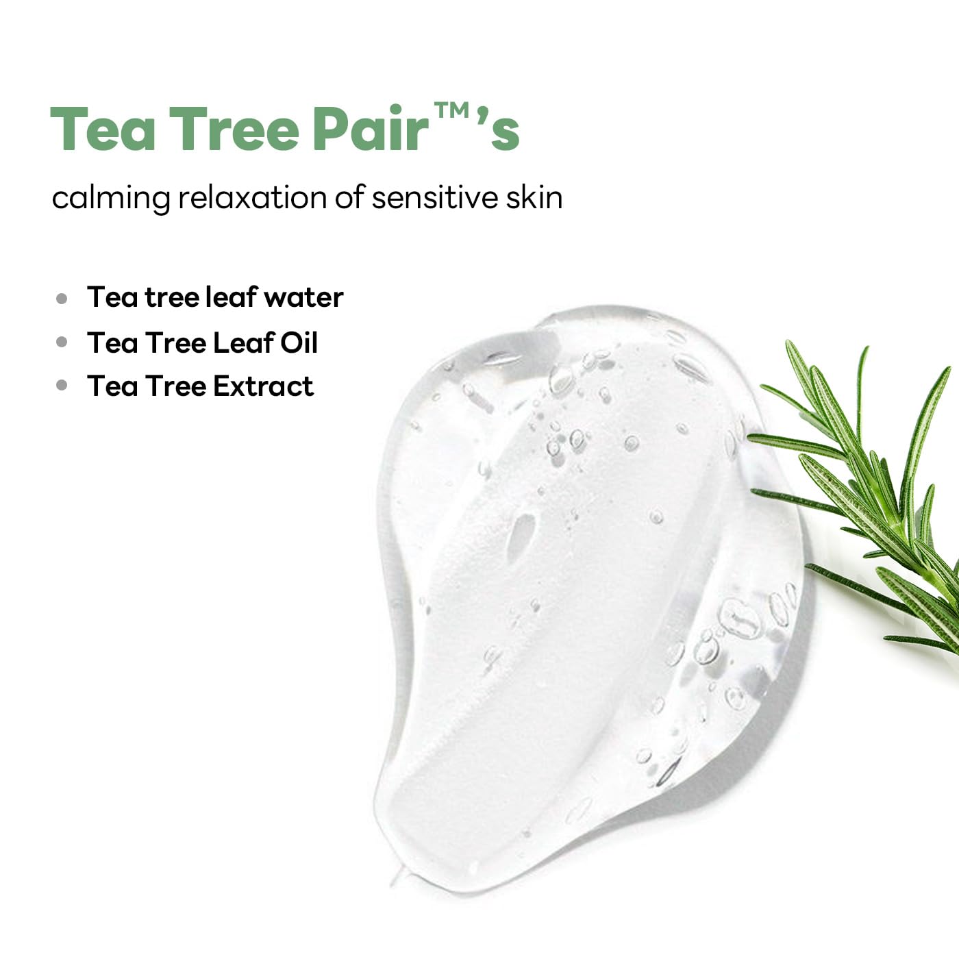MEDIHEAL Teatree Calming Ampoule Cleanser Set (6.76 fl oz + 1.69 fl oz)