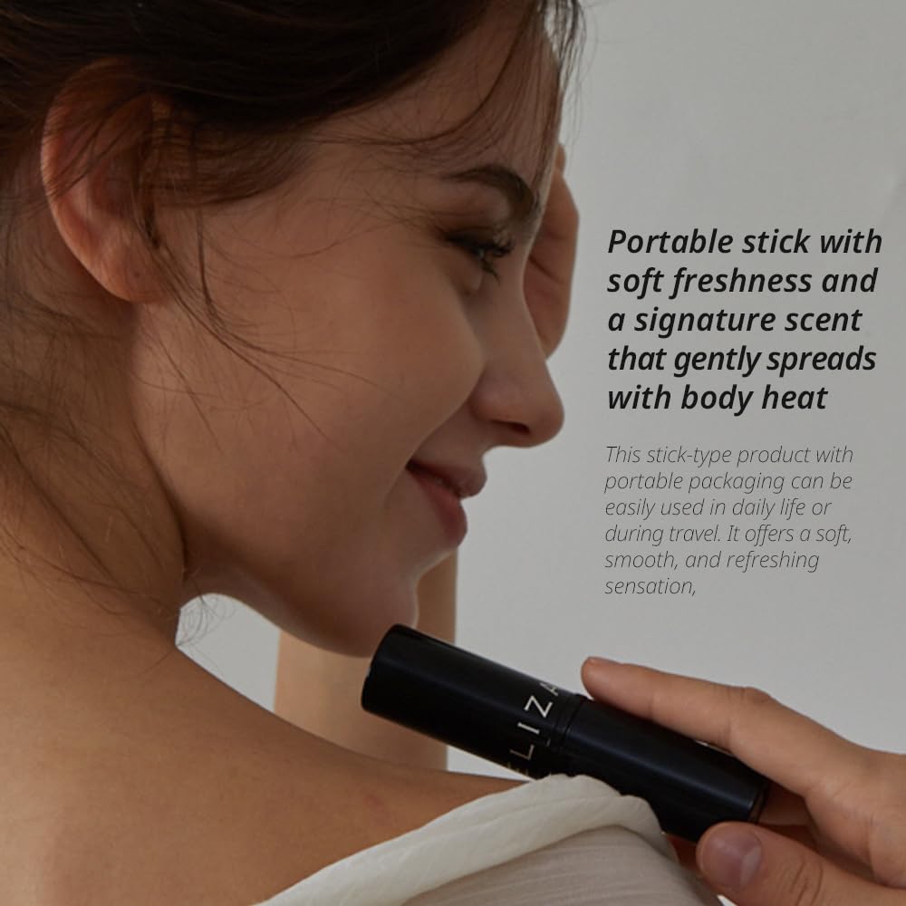 ELBT Solid Perfume Stick ㅣ Long Lasting Vegan Balm Fragrance for Women & Men ㅣ Portable Alcohol-Free Scent ㅣ Bening - Citrus fruits & Floral