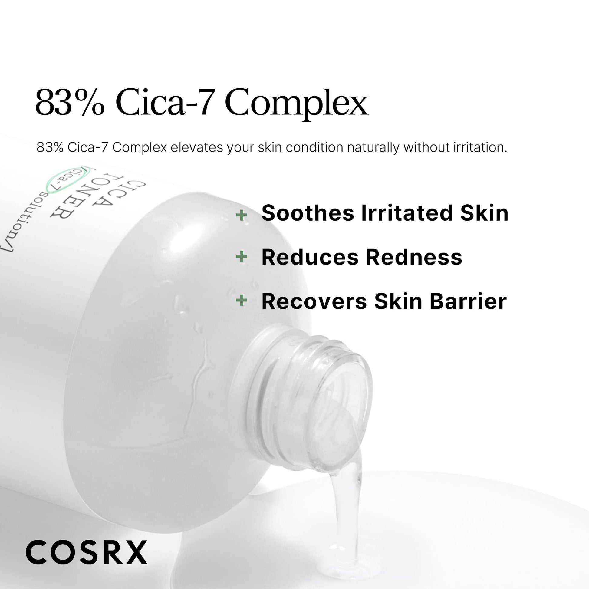COSRX Pure Fit CICA Soothing Toner for Sensitive Skin, 5.07 fl.oz