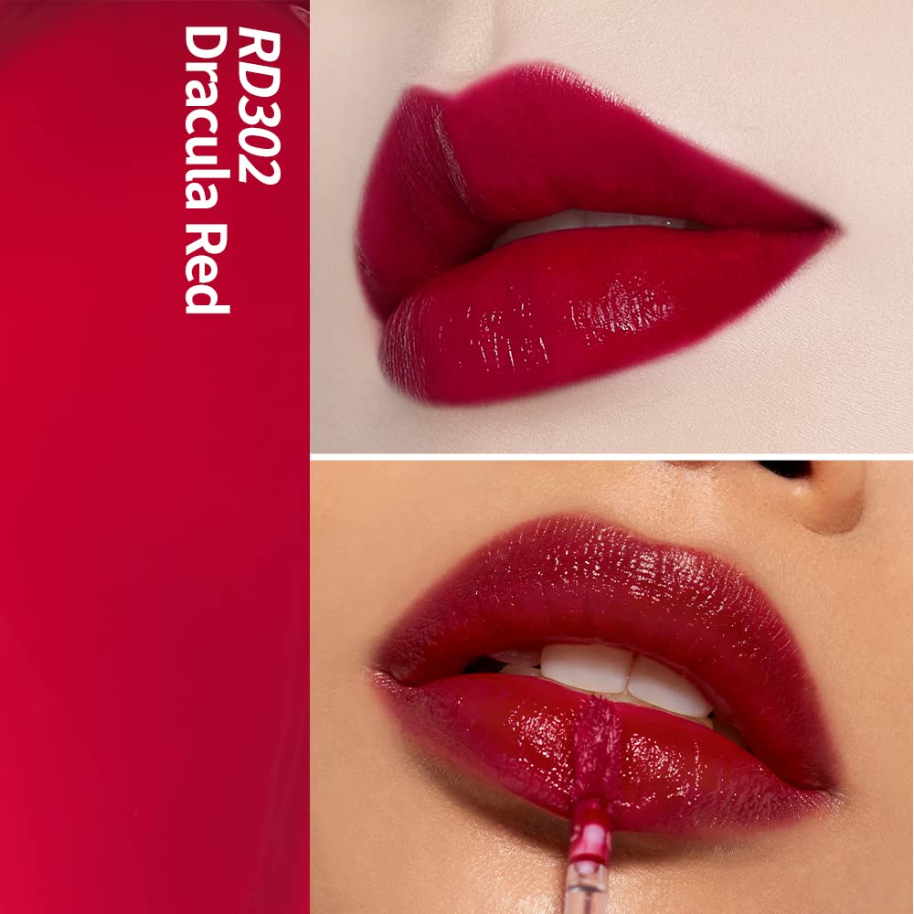 ETUDE Dear Darling Water Gel Tint (#RD302 Dracula Red) (21AD) | Long-lasting Effect up with Fruity