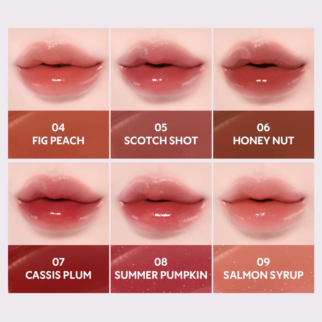TIRTIR Waterism Tinted Lip Gloss #09 Salmon Syrup, 0.14 Fl Oz – Kiss Ready Lipgloss, 12H Long