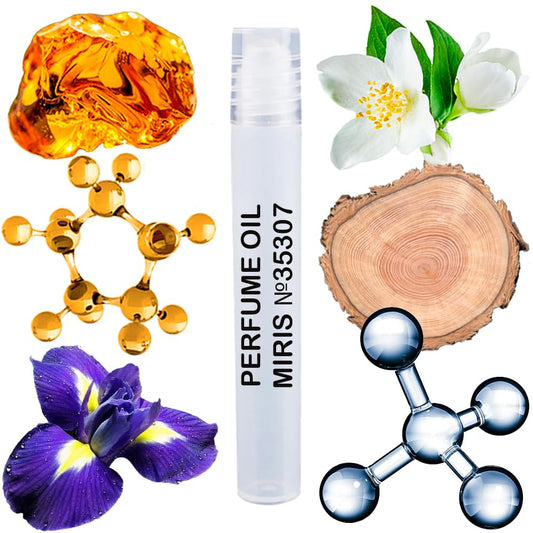 MIRIS Perfume Oil No. 35307, Inspired by Escent 02, Long-Lasting Unisex Roll-On For Women and Men, Rollerball 0.34 Fl Oz / 10 ml